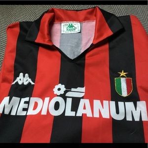 1989 A.C. Milan Soccer Jersey